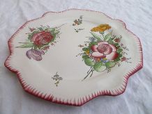 assiette faiencerie d'art Angoulème le  renoleau