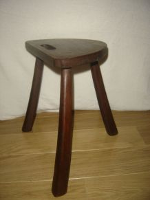 tabouret bois tripode