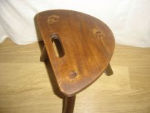 tabouret bois tripode