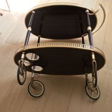 desserte dorée vintage