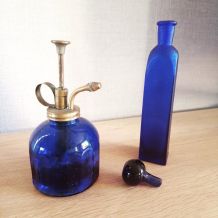 Ensemble vaporisateur laiton et bouteille