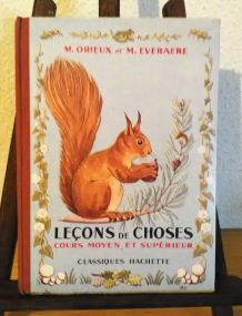 Ancien livre scolaire "Leçons de choses" 1956