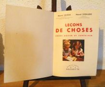 Ancien livre scolaire "Leçons de choses" 1956