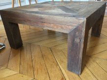 Table basse charpente