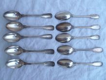 lot  10 petites  cuillères, vintage  SFAM