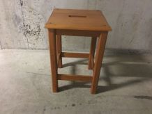 Tabouret en bois années 60