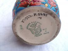 vase  en  émaux  de  Longwy