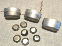 Lot de moules aluminium anciens 