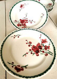 Lot 6 assiettes anciennes 