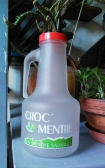 Pichet publicitaire (choc'menthe et Rio)