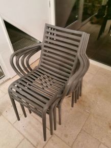 Lot de 4 Fauteuils Philippe Starck pour Driade PIP-E