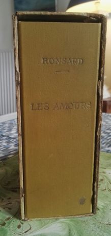Les Amours, Pierre de Ronsard, Édt d'Art H. Piazza 1926