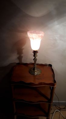 lampe bronze art deco