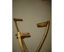 porte plante rotin tripode