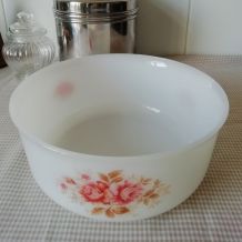 Plat Arcopal motif "roses"