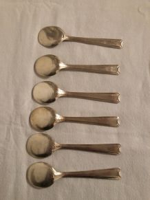 Lot de 6 cuillers à glace 