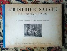 L'histoire sainte en 100 tableaux (livre ancien)