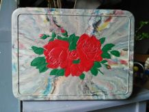 Ancienne grande boîte publicitaire en bakélite (chocolat)