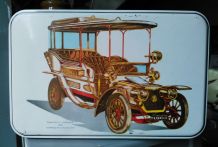 Grande boîte en tôle lithographiée 