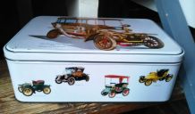 Grande boîte en tôle lithographiée 