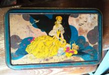 Ancienne boîte en tôle lithographiée 