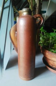 Ancienne bouteille d'alcool en terre cuite - Amsterdam