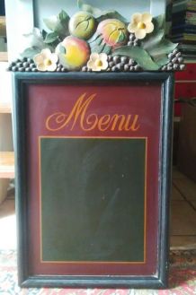 Panneau d'affichage Menu 