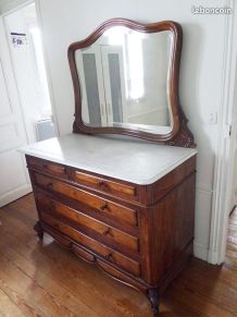 commode coiffeuse miroir psyché