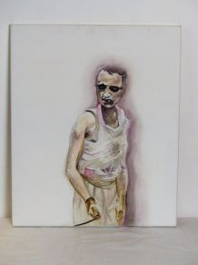 Portrait huile sur toile