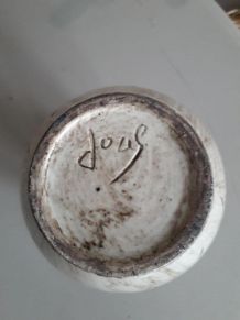 Vase vintage signé