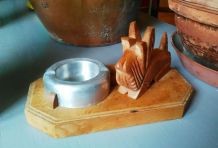 Ensemble cendrier rétro 