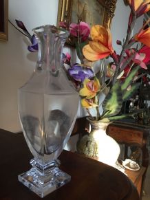 Vase estampille sevre cristal 
