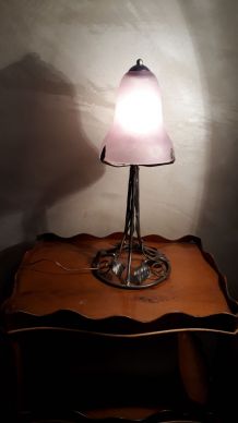 lampe fer forge 1920   style edgar bra