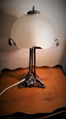  LAMPE ART DECO EN FER FORGe style