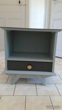 Chevet vintage relooké