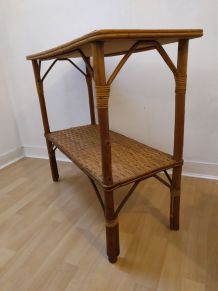Console en rotin 