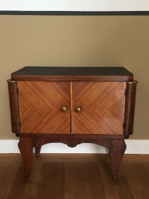 Table de chevet, mini enfilade art deco