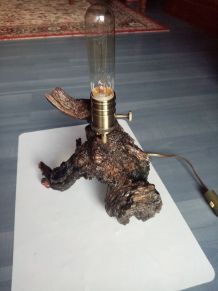lampe en bois