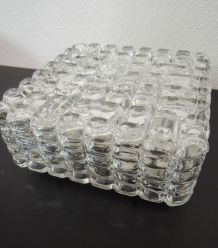 Plafonnier en verre vintage