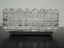 Plafonnier en verre vintage