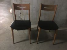 Paire de chaises scandinaves