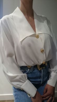 Chemise vintage blanche