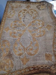 chevet style vénitien du XIXe siècle doré à la feuille d'or