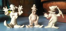 6 figurines clown - Made in Hong Kong - Années 70
