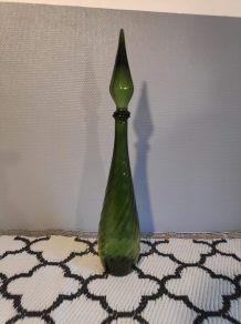 carafe avec bouchon flamme verte