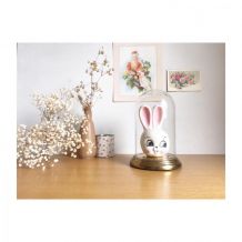 Dévidoir tire-ficelle lapin en céramique 