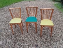 Chaises BAUMAN lot de 3