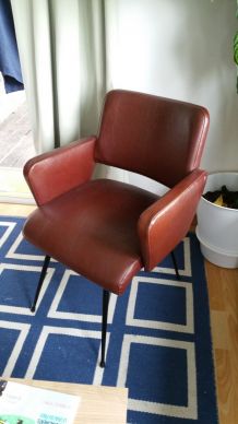 2 fauteuils années 50, impeccables, vendu a l'unité ou ensem