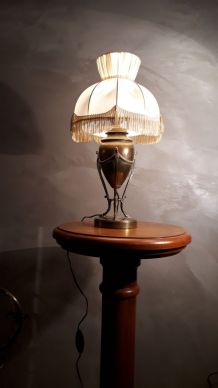 lampe napoleon  laiton pied en sabot   1900