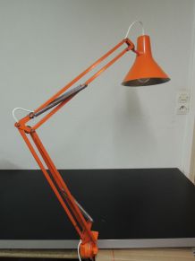 Lampe d'architecte orange